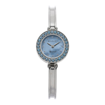 BULGARI Stainless Steel Blue Topaz Blue Mother of Pearl 22mm B.Zero1 Quartz Watch BULGARI Stainless Steel Blue Topaz Blue Mother of Pearl 22mm B.Zero1 Quartz Watch