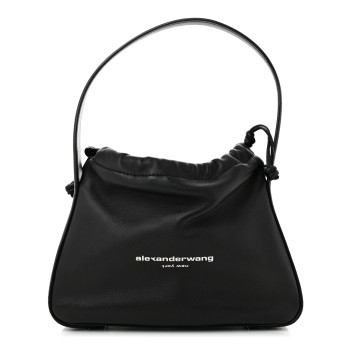 ALEXANDER WANG Lambskin Nylon Small Ryan Bag Black