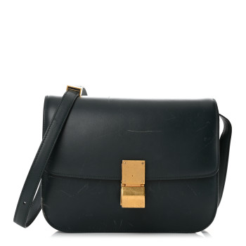 CELINE Box Calfskin Medium Classic Box Flap Bag Amazone