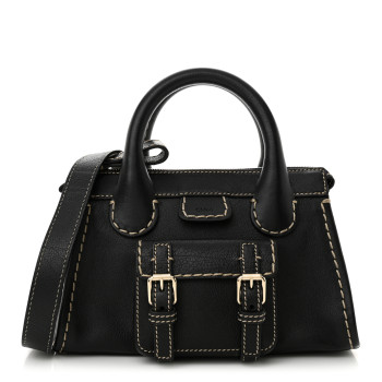 CHLOE Buffalo Mini Edith Sepia Black