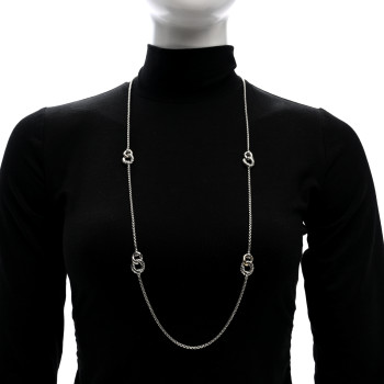 DAVID YURMAN Sterling Silver 18K Yellow Gold Belmont Station Necklace DAVID YURMAN Sterling Silver 18K Yellow Gold Belmont Station Necklace