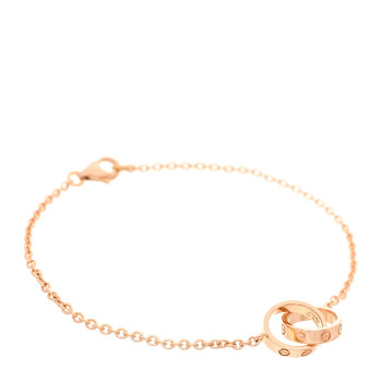 CARTIER 18K Pink Gold Interlocking LOVE Bracelet CARTIER 18K Pink Gold Interlocking LOVE Bracelet