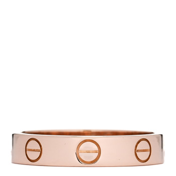 CARTIER 18K Pink Gold 3.5mm LOVE Wedding Band Ring 51 5.75 CARTIER 18K Pink Gold 3.5mm LOVE Wedding Band Ring 51 5.75
