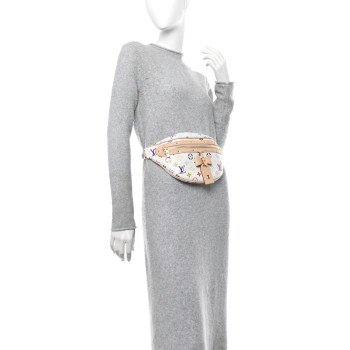 LOUIS VUITTON LV X TM Monogram Multicolor High Rise Bumbag White