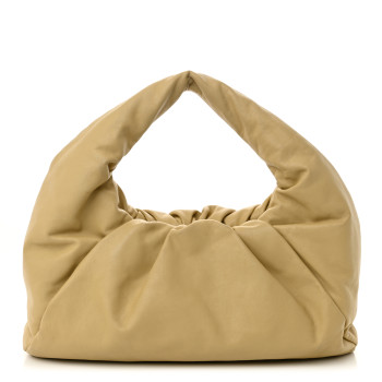 BOTTEGA VENETA Smooth Butter Calfskin Small The Shoulder Pouch Almond