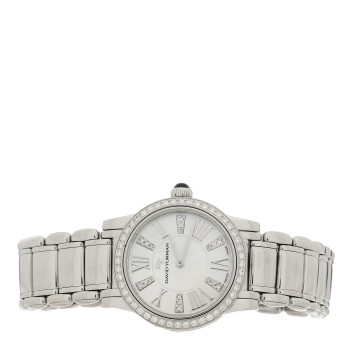 DAVID YURMAN Stainless Steel Diamond Bezel Mother of Pearl 30mm Classic Quartz Watch DAVID YURMAN Stainless Steel Diamond Bezel Mother of Pearl 30mm Classic Quartz Watch