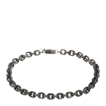 CHROME HEARTS Sterling Silver Paper Chain Bracelet