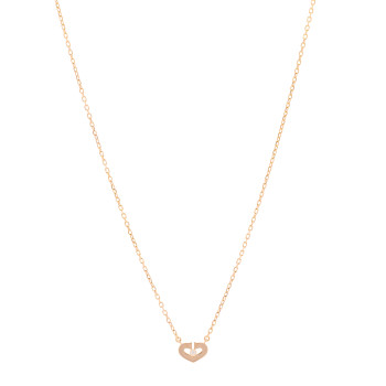 CARTIER 18K Pink Gold Diamond XS Hearts and Symbols Necklace CARTIER 18K Pink Gold Diamond XS Hearts and Symbols Necklace