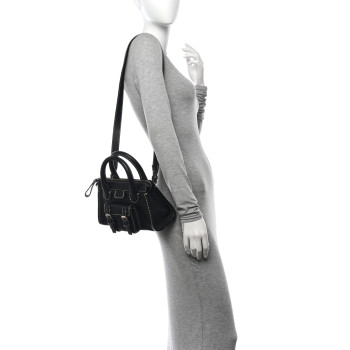 CHLOE Buffalo Mini Edith Sepia Black