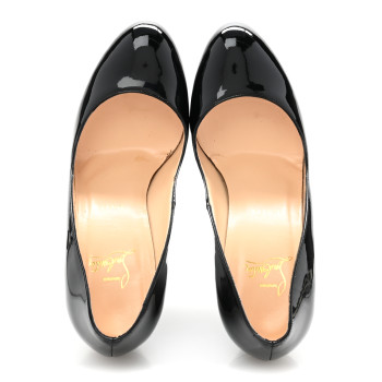 CHRISTIAN LOUBOUTIN Patent Ron Ron Zeppa 80 Wedges 39 Black