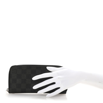 LOUIS VUITTON Damier Graphite Zippy Wallet Vertical