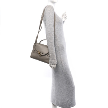 BOTTEGA VENETA Silky Calfskin Small Ciao Ciao Limestone