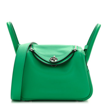 HERMES Swift Verso Mini Lindy 20 Menthe Vert Bosphore