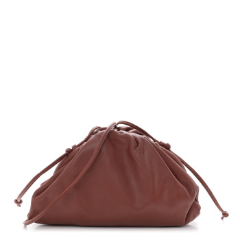 BOTTEGA VENETA Butter Calfskin The Mini Pouch Rust