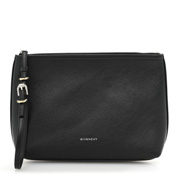 GIVENCHY Calfskin Voyou Pouch Black