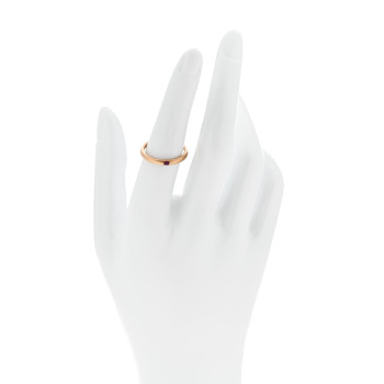 POMELLATO 18K Rose Gold Ruby Lucciola Ring 53 6.25