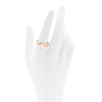 CARTIER 18K Pink Gold 5.5mm LOVE Ring 59 8.75 CARTIER 18K Pink Gold 5.5mm LOVE Ring 59 8.75