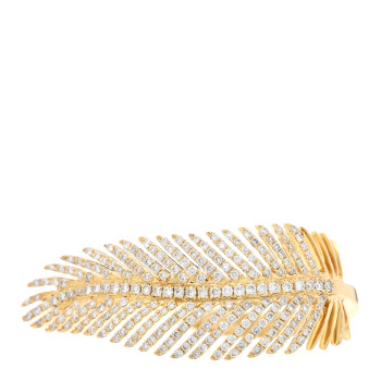 ANITA KO 18K Yellow Gold Diamond Feather Ring 47 4