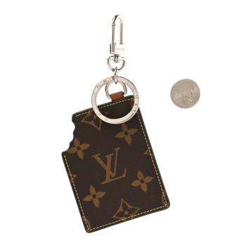 LOUIS VUITTON Monogram LV Chocolate Bar Bag Charm Key Holder