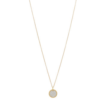 DAVID YURMAN 18K Yellow Gold Diamond Cable Collectibles Pave Charm Pendant Necklace DAVID YURMAN 18K Yellow Gold Diamond Cable Collectibles Pave Charm Pendant Necklace
